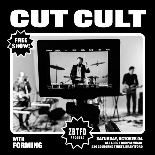 SATURDAY OCTOBER 04 // CUT CULT w/ FORMING 1PM