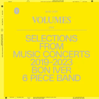 Bon Iver :: Volumes One: Selections From Music Concerts 2019-2023 Bon Iver 6-Piece Band LP