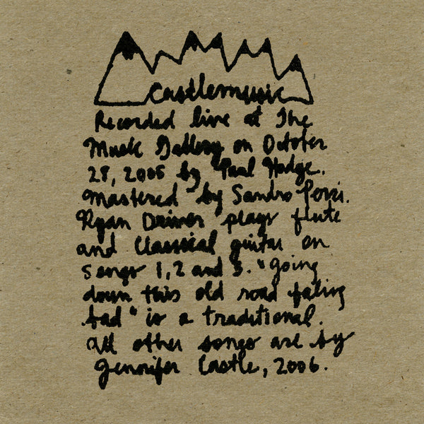Castlemusic :: Live At The Music Gallery LP