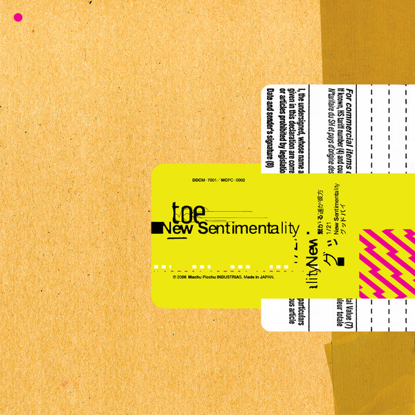 toe :: New Sentimentality LP